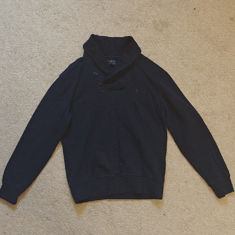 Navy Blue Pullover Sweater